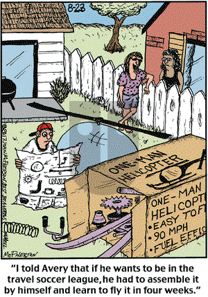 Close to Home on Wednesday August 23, 2017 Comic Strip