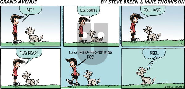 Grand Avenue on Sunday August 26, 2012 Comic Strip