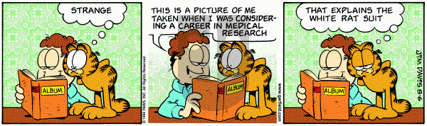 Garfield on Thursday August 6, 1998 Comic Strip