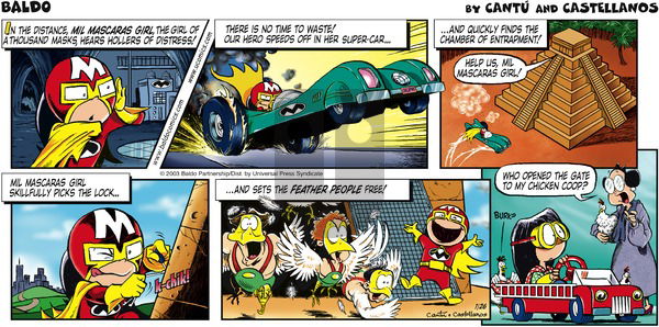 Baldo on Sunday January 26, 2003 Comic Strip