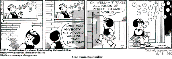 Nancy Classics on Tuesday July 18, 2017 Comic Strip