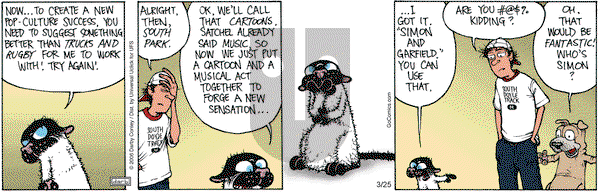 Get Fuzzy on Tuesday March 25, 2014 Comic Strip