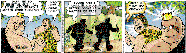 Alley Oop on Friday March 4, 2016 Comic Strip