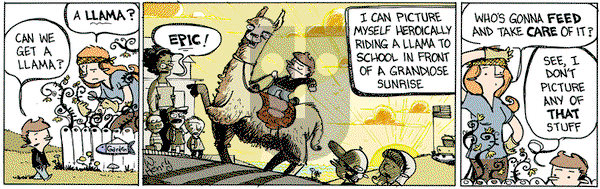 Wallace the Brave on Wednesday March 30, 2016 Comic Strip