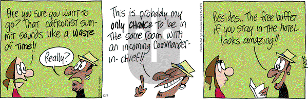 The Knight Life on Monday December 5, 2016 Comic Strip