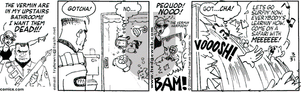 Over the Hedge on Friday March 31, 2000 Comic Strip