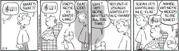 Drabble on Wednesday February 4, 2004 Comic Strip