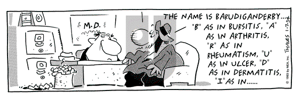 Frank and Ernest on Friday January 7, 1994 Comic Strip
