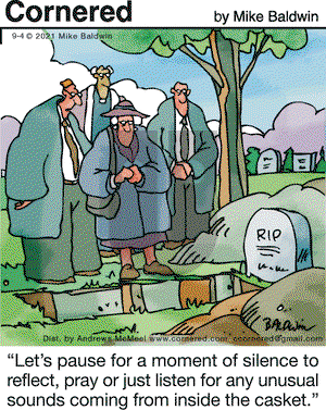 Cornered on Saturday September 4, 2021 Comic Strip