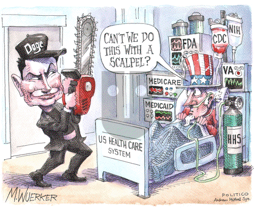 Matt Wuerker on Monday March 31, 2025 Comic Strip