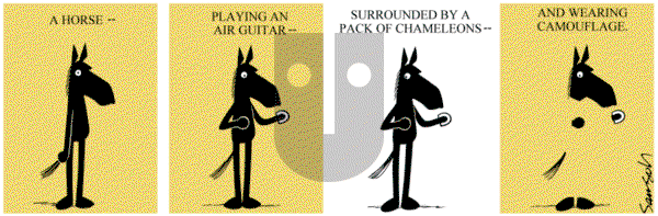 Dark Side of the Horse on Monday February 9, 2015 Comic Strip
