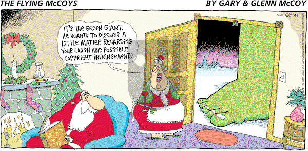 The Flying McCoys on Sunday December 23, 2007 Comic Strip