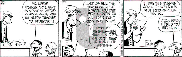 Mr. Lowe on Sunday December 22, 2024 Comic Strip