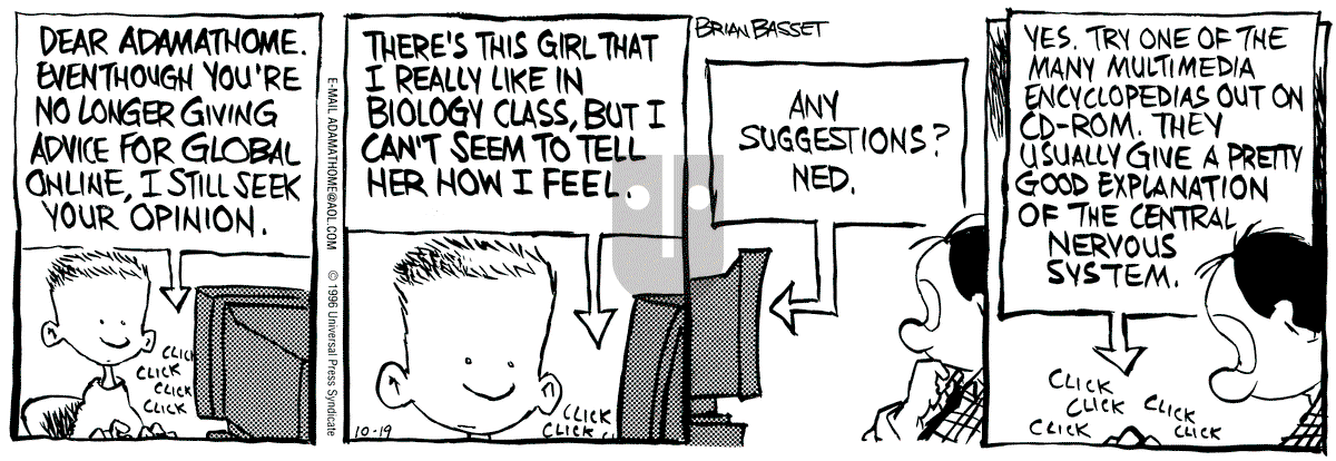 Adam@Home - Saturday October 19, 1996 Comic Strip