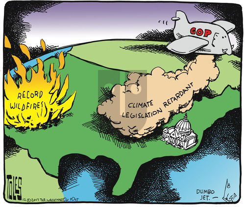 Tom Toles on Sunday December 10, 2017 Comic Strip