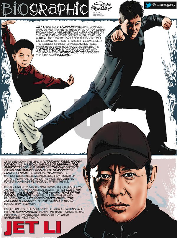 Biographic on Sunday July 27, 2014 Comic Strip