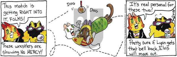 Breaking Cat News - Wednesday April 27, 2022 Comic Strip