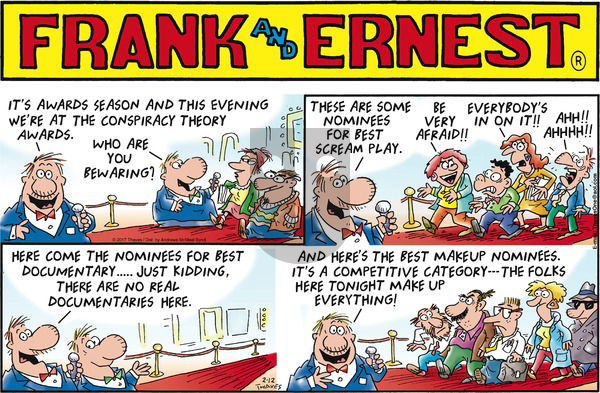 Frank and Ernest on Sunday February 12, 2017 Comic Strip