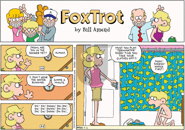 FoxTrot on Sunday July 12, 2009 Comic Strip