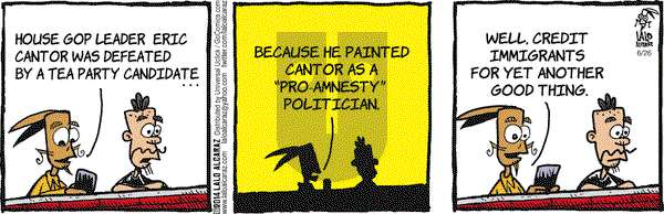 La Cucaracha on Thursday June 26, 2014 Comic Strip