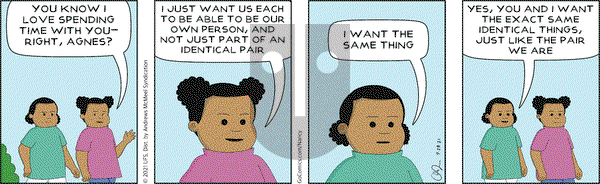 Nancy on Wednesday July 28, 2021 Comic Strip