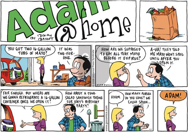 Adam@Home on Thursday April 2, 2009 Comic Strip