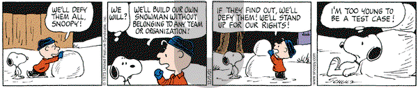 Peanuts on Friday December 7, 2001 Comic Strip