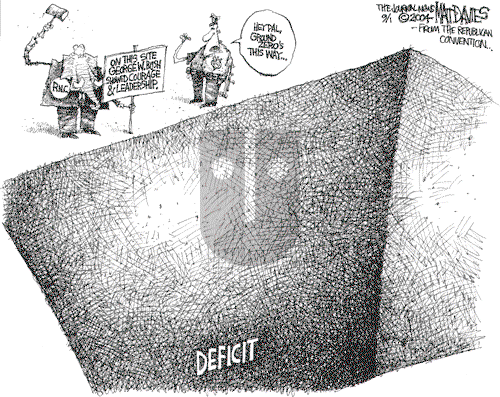 Matt Davies on Tuesday August 31, 2004 Comic Strip