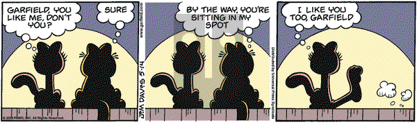 Garfield - Wednesday May 14, 2008 Comic Strip