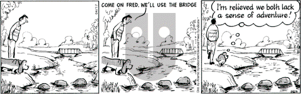 Fred Basset on Monday April 17, 2006 Comic Strip