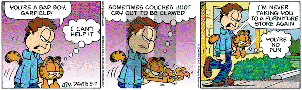 Garfield on Friday May 7, 2004 Comic Strip
