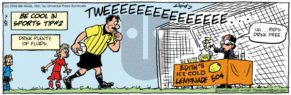 Cleats - Tuesday July 29, 2008 Comic Strip