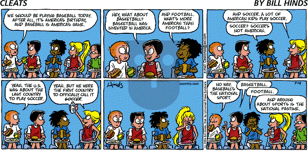Cleats - Sunday July 7, 2013 Comic Strip