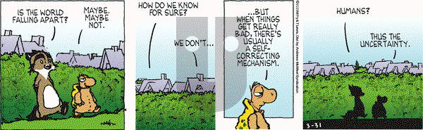 Over the Hedge on Monday March 31, 2025 Comic Strip