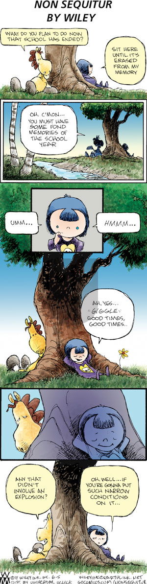 Non Sequitur on Sunday June 5, 2011 Comic Strip
