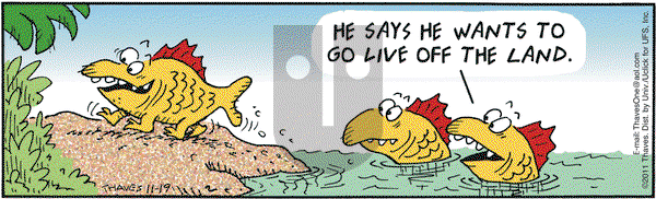 Frank and Ernest on Saturday November 19, 2011 Comic Strip