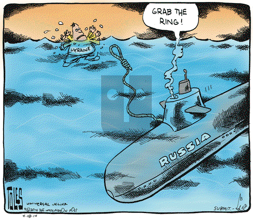 Tom Toles on Friday April 18, 2014 Comic Strip