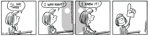 Peanuts on Saturday April 21, 1984 Comic Strip