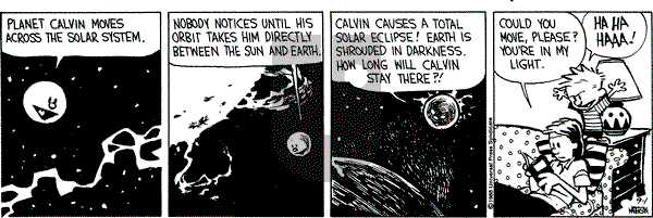 Calvin and Hobbes - Thursday September 1, 1988 Comic Strip
