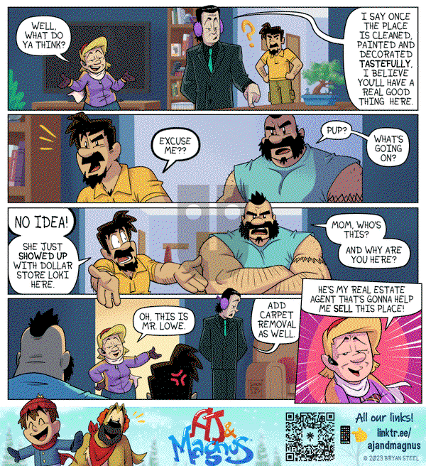 AJ and Magnus - Wednesday November 22, 2023 Comic Strip