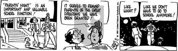 Rose is Rose on Saturday June 15, 1991 Comic Strip
