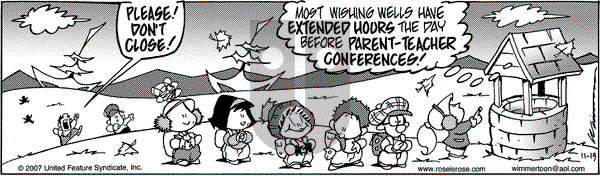 Rose is Rose on Monday November 19, 2007 Comic Strip