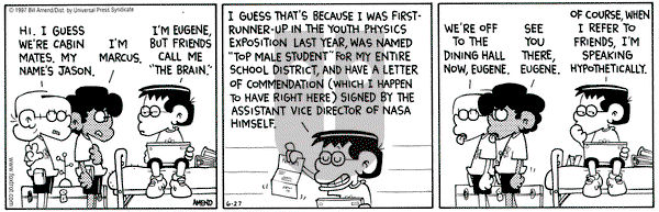 FoxTrot on Friday June 27, 1997 Comic Strip