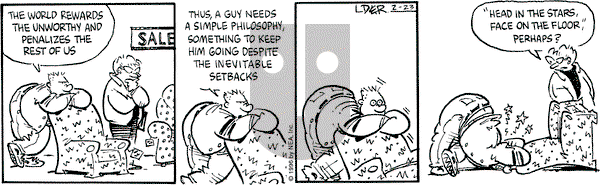 Betty on Friday February 23, 1996 Comic Strip