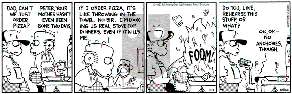 FoxTrot on Friday November 7, 1997 Comic Strip