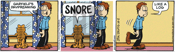 Garfield on Tuesday October 2, 2007 Comic Strip