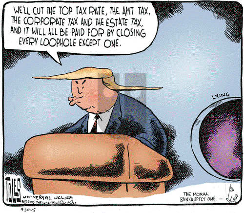 Tom Toles on Wednesday September 30, 2015 Comic Strip
