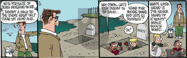 Monty on Friday February 28, 2020 Comic Strip