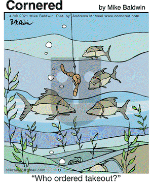 Cornered on Thursday April 8, 2021 Comic Strip