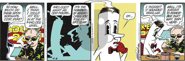 Doonesbury on Saturday April 8, 2000 Comic Strip